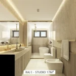 Studio 17m² banheiro
