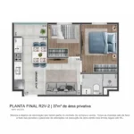 Planta 37m²